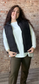 Curvy Solid Puffer Padded Warm Vest ~ Black