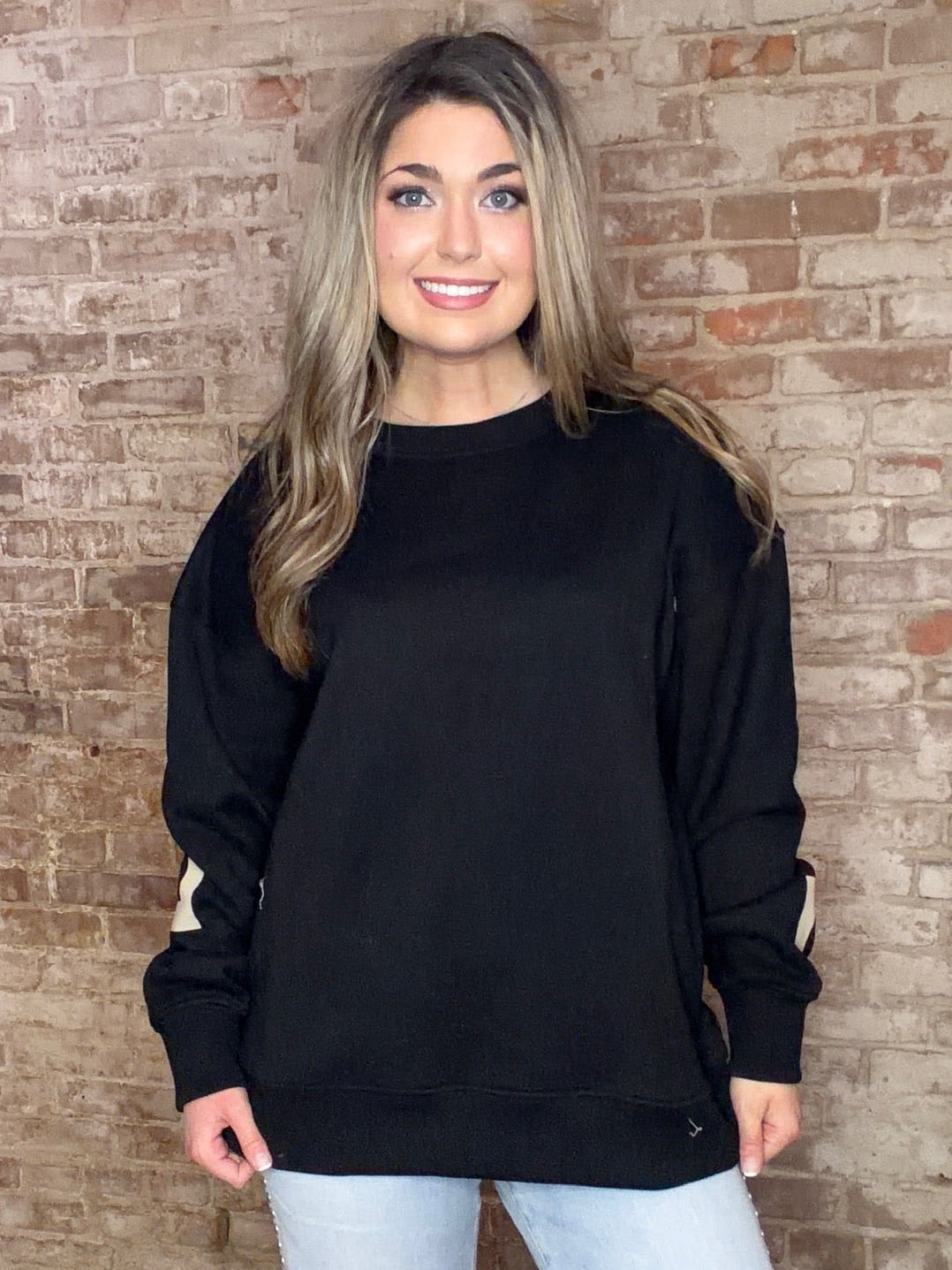 "Be Yourself" Crew Neck Sweatshirt~ Black