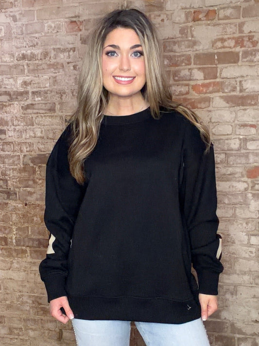 "Be Yourself" Crew Neck Sweatshirt~ Black