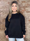"Be Yourself" Crew Neck Sweatshirt~ Black