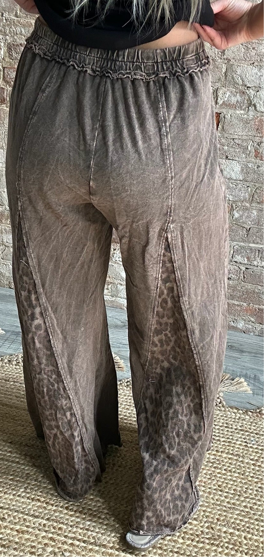 Leopard Print Flares