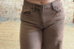 Vintage Washed Wide Leg Jeans  ~  Antique Bronze