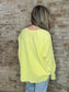Waffle Knit Shirt~ Yellow