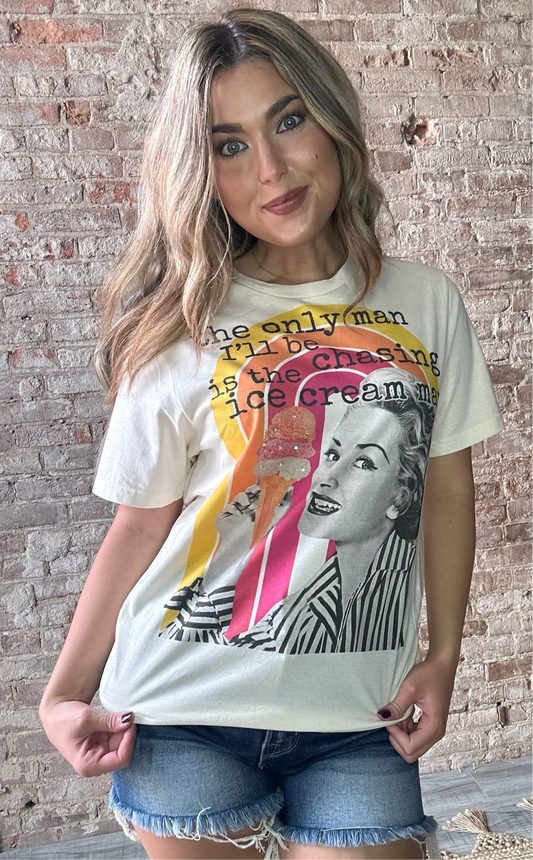 Ice Cream Man Graphic T-Shirt