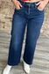 Tummy Control Mid Rise Wide Leg Jeans
