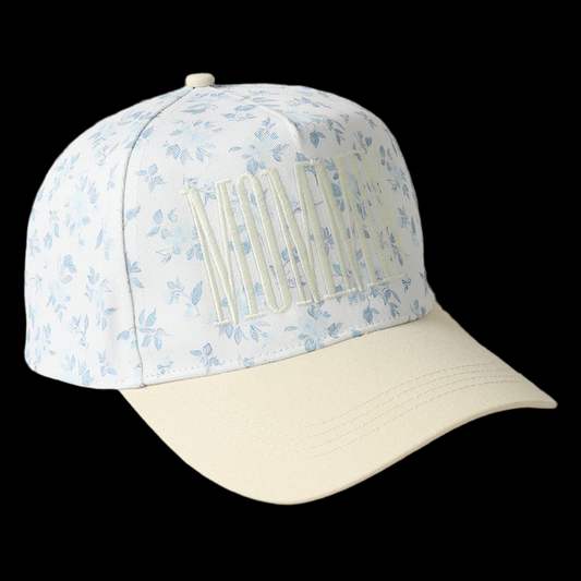 MOMMIN' Embroidered Floral Trucker  Hat