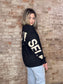"Be Yourself" Crew Neck Sweatshirt~ Black