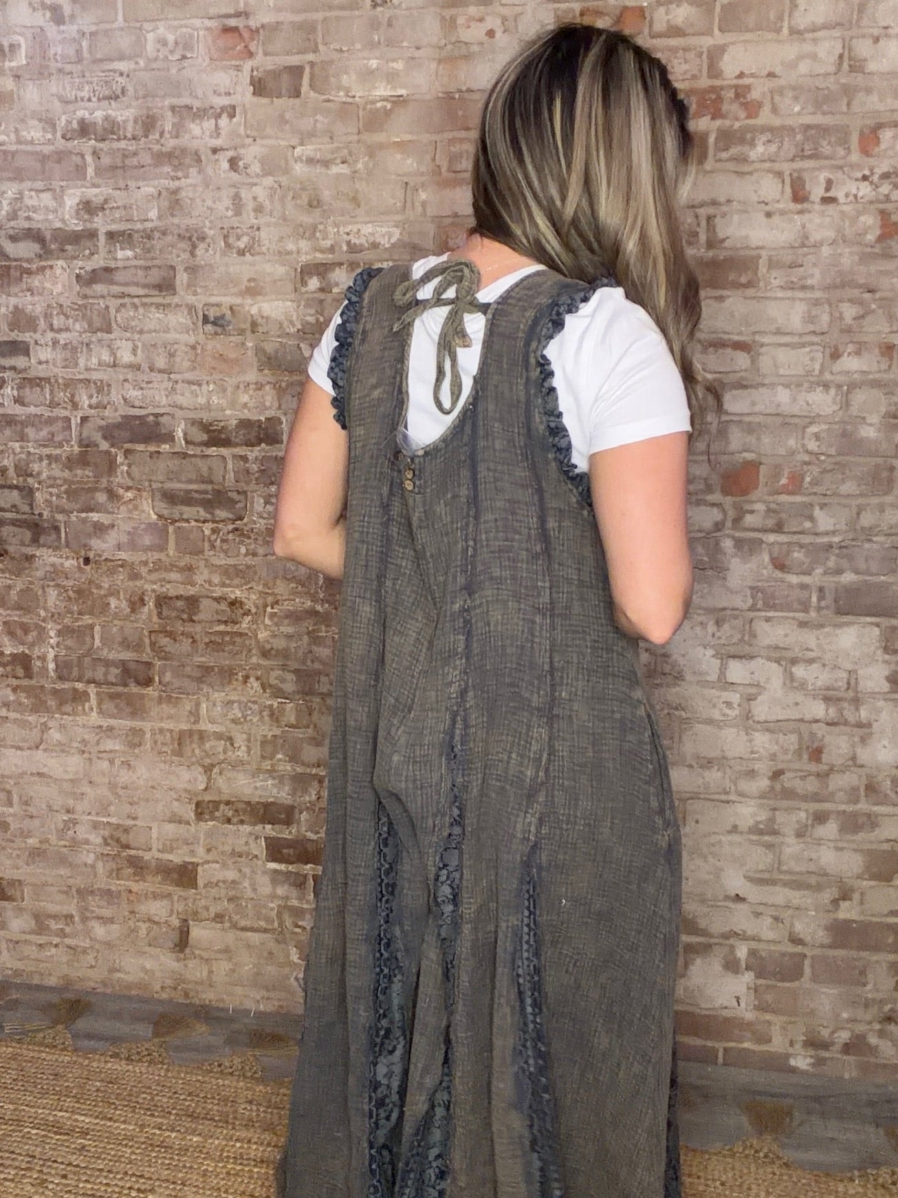 Detailed Gauze Romper