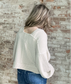 Two Tone Ribbed Oversized Soft Comfy Knit