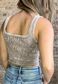 Washed Seamless Reversible Tank Top ~ Tan