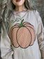 Fall Pumpkin Sweatshirt ~ Heather Mocha