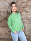 The Softest Knit Pullover Sweater ~ Green