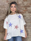 Star Rhinestone T-Shirt ~ Red, White, and Blue