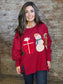 Christmas Goodies Sweatshirt ~ Red