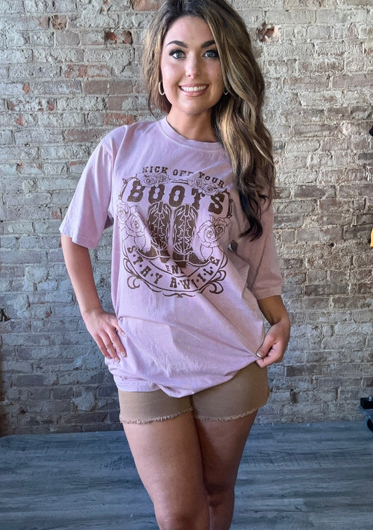 Sweet Kick Off Boots Tee