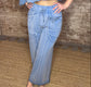 Blue Comfy Flare Pants