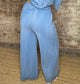 Blue Comfy Flare Pants