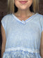 Sleeveless Tiered Ruffled Tunic Top