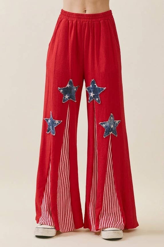 Americana Mineral Washed Fun Flare Pants