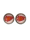 Our Little Charms - KC Arrowhead Football Stud Earrings