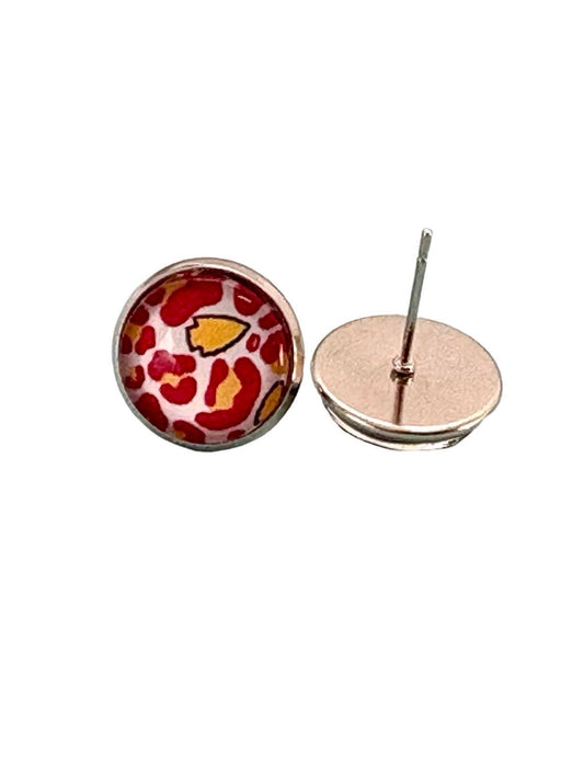 Our Little Charms - KC Football Arrowhead Stud Earrings