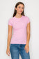 Vanilla Monkey - Short Sleeve Mini Ribbed Tee