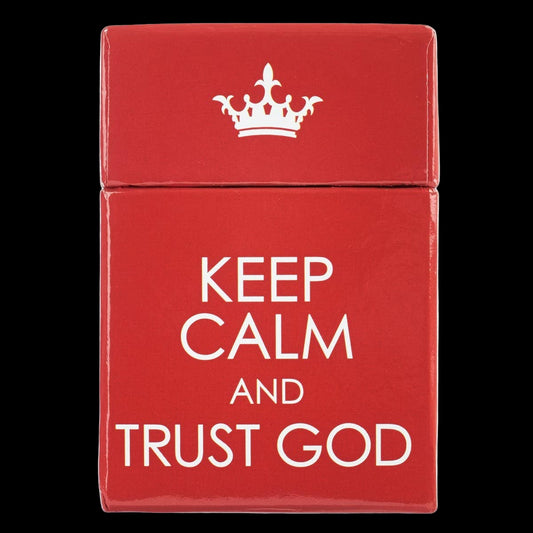 Box of Blessings Keep Calm & Trust God