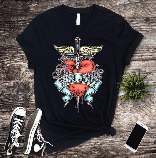 Bon Jovi Vintage Classic Rock T-Shirt