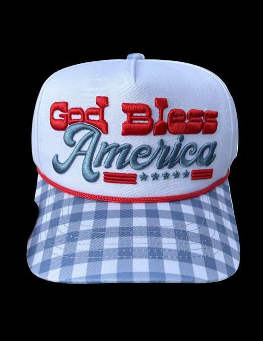 "God Bless America" Trucker Hat
