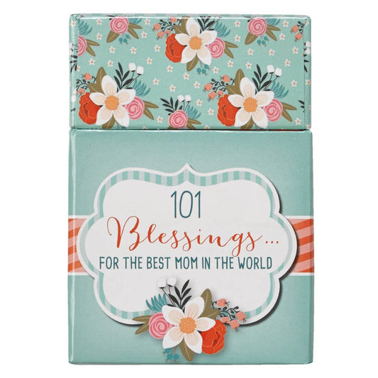 Christian Art Gifts - 101 Blessings for the Best Mom Box of Blessings